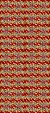 Kış sembolü, Mutlu Noeller, Mutlu yıllar 2019. Altın kar taneleri basit, pürüzsüz desen. Kırmızı, kahverengi ve bej renklerde Raster altın deseni. Soyut duvar kağıdı, ambalaj dekorasyonu.