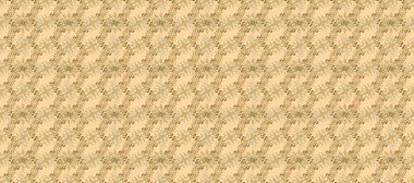 Damask altın soyut çiçek deseni bej, kahverengi ve nötr renklerde. Raster illüstrasyonu. Süsleme.