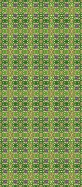 Yeşil, bej ve nötr renklerde altın element. Barok tarzında altın çiçekli süs. Altın çiçekli, pürüzsüz desen. Damask arkaplanı.