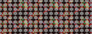 Raster illüstrasyonu. Küçük çiçekteki sevimli çiçek deseni. Çizim.