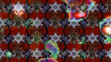 Çiçekli çiçek deseni, suluboya. Raster deseni. Süslü kumaş deseni.