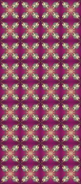 Barok tarzında kusursuz bir doğulu süsü. Raster oryantal süs. Geleneksel klasik altın desen. Altın desenli gri, bej ve mor altın elementlerle.