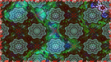 Suluboya kusursuz desen. Moda baskısı. Çiçeğin suluboya çizimlerinin mükemmel deseni. Dekorasyon ve tasarım için güzel bir desen. Eski.