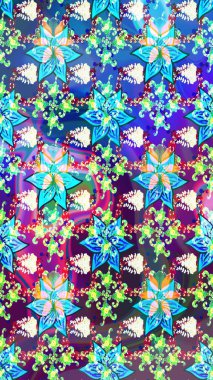 Fantezi çiçekli eskiz deseni, doğal duvar kağıdı, çiçek desenli kıvrım çizimi. Paisley el çizimi elementler. Ev dekoru.