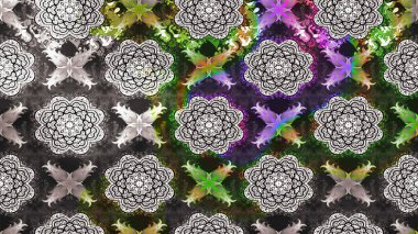 Hediye ambalaj kağıdı, tebrik kartları, posterler ve pankart tasarımı. Raster düz çiçek çizim deseni. Tarafsız ve gri renkte çiçekler.