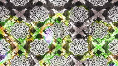 Çiçek desenli eskiz. Gri ve nötr renkte çiçekler. Düz Çiçek Elementleri Tasarım Raster illüstrasyonu. Renkli Bahar Teması çizim şablonu.