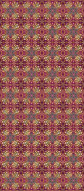 Kusursuz klasik altın desen. Altın elementlerle bej, kahverengi ve mor renklerde altın desenler. Raster geleneksel oryantasyon süsü.