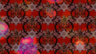 Eskiz modeli etnik tasarım. Çiçekleri, deniz kabukları, mandalaları ve suluboya efektleriyle donanma geçmişi. Yatak çarşafları, ceket, paket tasarımı, kumaş ve moda kavramları için tekstil baskısı.