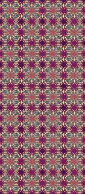 Raster golden pattern. Purple, gray and beige colors with gold elements. Oriental style arabesques. Raster illustration. Seamless golden textured curls.