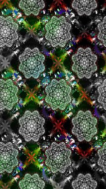 Raster deseni. Çiçek kompozisyonu. - Siyah çiçekler. Doğa. Çiçek kolajı. Küçük çiçekte güzel bir desen var. Çiçek arka planı.