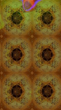 Renkli Bahar Teması eskiz kalıbı. Düz Çiçek Elementleri Tasarımı. Parlak arkaplan eskiz desenli çiçekli fantezi tasarımı.