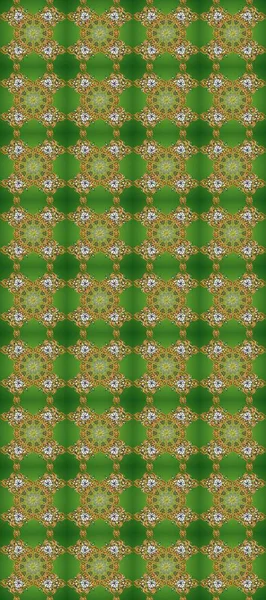 Noel, kar tanesi, yeni yıl. Yeşil, sarı ve kahverengi renklerde, altın elementlerle kusursuz klasik desen. Yeşil, sarı ve kahverengi renklerdeki altın pürüzsüz desen altın elementlerle.