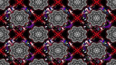 Siyah renkli çiçek desenli eskiz. Suluboya tarzında siyah renkte çiçekler.