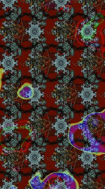 Raster Henna tarzı. Tebrik kartı geçmişi, boyama kitabı, arkaplan ve tekstil için kullanılabilir. Taslak süsleme izi. Sınır Kızılderili çiçekli paisley patten. Etnik Mandala havlusu.