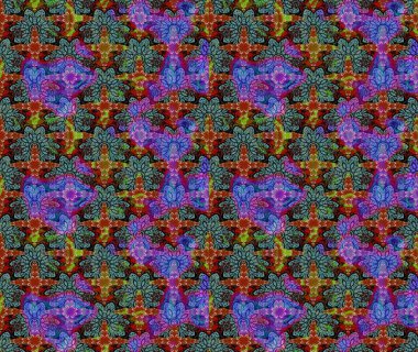 Suluboya etkisi. Raster deseni. Organik elementler. Botanik çizim deseni.