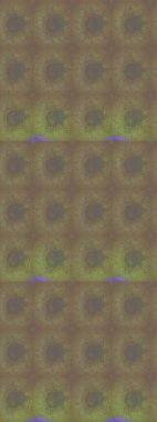 Çiçekli ipek eşarp. El çizimi çiçek unsurları olan soyut çizim raster deseni. Retro tekstil tasarım koleksiyonu. Kahverengi üzerine kahverengi. 1950 'ler-1960' lar motifleri.