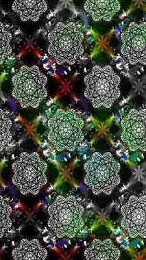 Çiçek kolajı. Küçük çiçekte güzel bir desen var. Raster deseni. Çiçek arkaplan. - Siyah çiçekler. Doğa. Çiçek bileşimi.