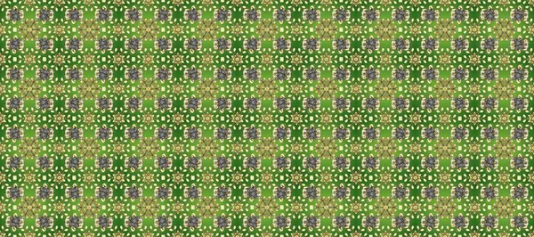 Altın çiçekli, pürüzsüz desen. Barok tarzında altın çiçekli süs. Damask arkaplanı. Yeşil, bej ve nötr renklerdeki altın element.