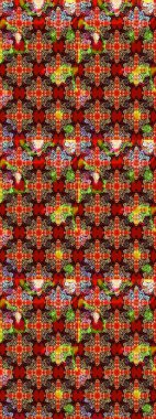 Raster deseni. Küçük çiçekte güzel bir çiçek deseni var. Çiçekli çiçek deseni, suluboya..