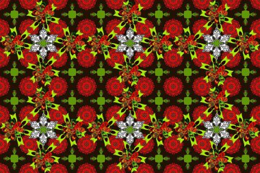 Kusursuz Vintage Çiçek Deseni. Kalça dokusu deseni.