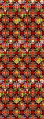 Raster deseni. Küçük çiçekte güzel bir çiçek deseni var. Çiçekli çiçek deseni, suluboya..