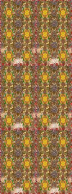 Şatafatlı bahar bahçesi dokusu. Çiçek deseni. Raster illüstrasyonu. Çiçek çizimi arkaplanı.