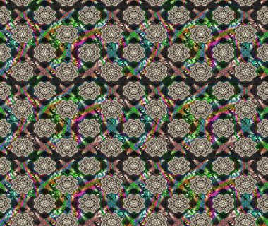 Çiçekli karalama şeklinde Raster çiçek deseni. Yumuşak, bahar çiçekli arka plan. Gri renkli çiçekler.