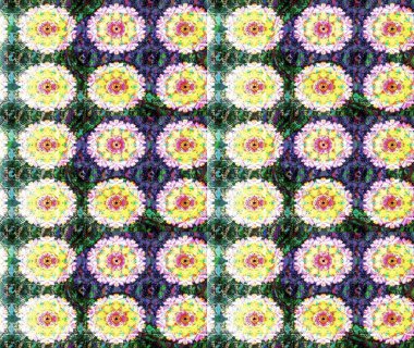 Çocuk stili. Düz Çiçek Elementleri Tasarımı. Renkli Bahar Teması eskiz kalıbı. Çiçekli çizim raster arkaplanı.