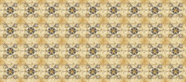 Klasik oryantal desen renkler üzerinde. Geleneksel raster ve altın desen. Damask pürüzsüz süsü.