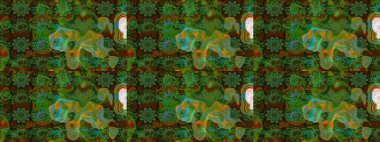 Çiçekleri, deniz kabukları, mandalaları ve suluboya efektleriyle donanma geçmişi. Eskiz modeli etnik tasarım. Yatak çarşafları, ceket, paket tasarımı, kumaş ve moda kavramları için tekstil baskısı.