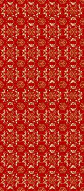 Kahverengi, kırmızı ve bej renklerde Raster altın deseni. Soyut duvar kâğıdı, ambalaj dekorasyonu. Kış sembolü, Mutlu Noeller, Mutlu yıllar 2019. Altın kar taneleri basit, pürüzsüz desen.