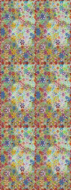 Raster. Zarif, parlak ve kusursuz nötr ve yeşil çiçek desenli tasarım. Sabıka baskıları, bebek kıyafetleri, duvar kâğıtları, paket kutuları vb..
