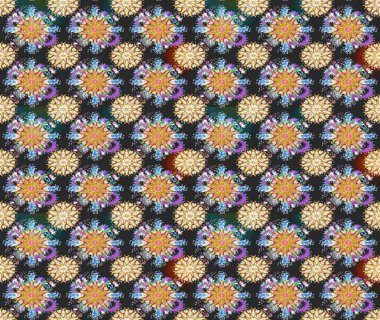 Gri kıvırcık çiçekler gri renkte şekillenir. Raster illüstrasyonu. Klasik çiçek tasarım elementleri.