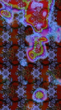 Kahverengi ve kırmızı renklerde. Doğum günü kartı ya da düğün davetiyesi. Çiçek arkaplan. Çiçekli tebrik kartı. Raster illüstrasyonu. Suluboya çiçek buketi.