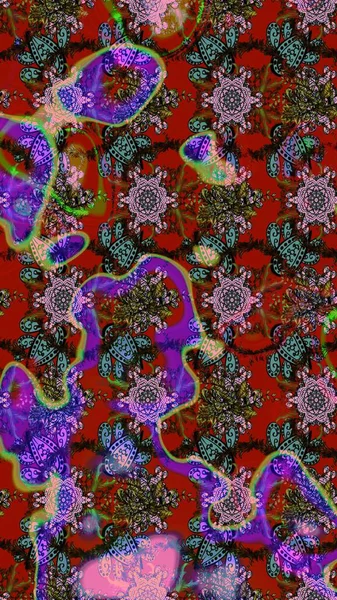 Güzel kumaş deseni. Güzel suluboya yaz çiçekleri deseni..