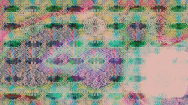 Renkli Bahar Temalı Kusursuz Arkaplan. Düz Çiçek Elementleri Tasarımı. Çiçeksel fantezi tasarımı. Parlak bir arka planda..