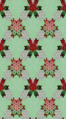 Çiçekli el çizimi çizimi deseni. Modern gelişim, nötr raster arka plan duvar kağıdı çizimi, klasik çizgi, desenli desenli çiçekler, çiçekli süsler..