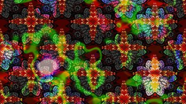 Raster düz çiçek çizim deseni. Hediye ambalaj kağıdı, tebrik kartları, posterler ve pankart tasarımı. Siyah ve kahverengi renkte çiçekler.