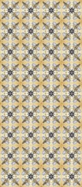 Klasik klasik klasik arka plan. Kusursuz klasik raster nötr, gri, bej ve altın desenli. Geleneksel oryantasyon süsü.