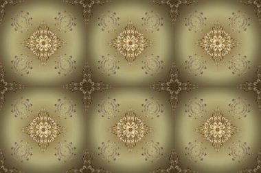 Noel altın kar tanesi kusursuz desen. Tarafsız ve bej renklerde altın kar taneleri. Sembol bayramı, yeni yıl kutlamaları, altın desenler. Kış kar dokusu duvar kağıdı.