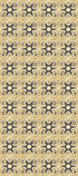 Kusursuz soyut bir arkaplan. Oriental raster klasik bej, nötr ve altın desenli. Raster illüstrasyonu.