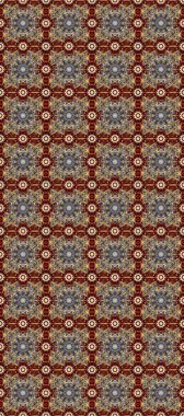 Klasik çiçek dokusu. Raster illüstrasyonu. Kart, duvar kağıdı, ambalaj ve tekstil için klasik tasarım. Kusursuz desenli altın elementler. Kahverengi, bej ve gri renklerde Royal retro. Altın şablon.