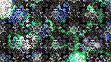 Çiçekli bahar çiçekleri. Küçük çiçekte güzel bir desen. Moda baskıları için zarif bir şablon. Küçük renkli çiçekler. Motley illüstrasyonu.