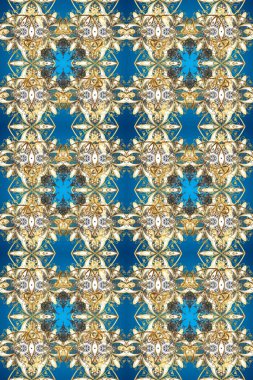 İllüzyon. Kusursuz altın desenli bukleler. Doğu tarzı arabesk. Yeşil, nötr ve altın elementli beyaz renkler. Altın desen.