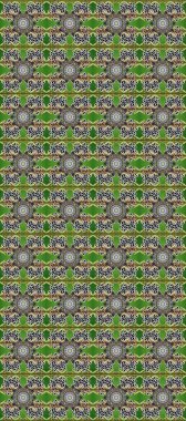 Paisleys zarif çiçek desenli arkaplan duvar kâğıdı çizimi. Klasik stil, güzel, modern, üç boyutlu sanat eseri. Altın ve gri, siyah ve yeşil desenli çiçek yaprakları ve süslemeleri..