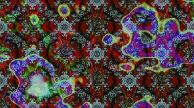 Çiçekli çizim şekli. Düz Çiçek Elementleri Tasarımı. Renkli Bahar Teması eskiz kalıbı. Kahverengi ve gri renkte çiçekler.