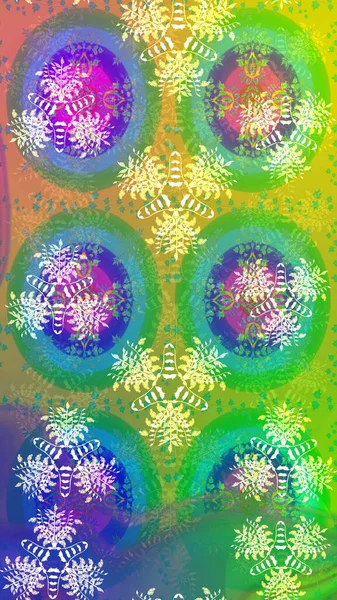 Yeşil renkli çiçekler. Çiçekli karalama şeklinde Raster çiçek deseni. Nazikçe, güzel çiçek arkaplanı..