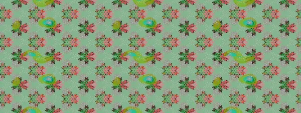 Retro tekstil tasarım koleksiyonu. El çizimi çiçek unsurları olan soyut çizim raster deseni. 1950-1960 motifleri. Mavi maviye. Çiçekli ipek eşarp..