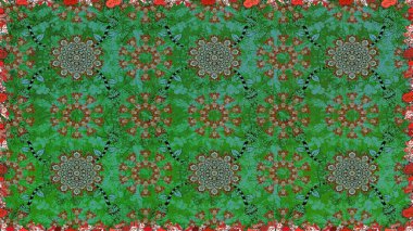 Çocuk stili. Renkli Bahar Temalı Kusursuz Arkaplan. Çiçekli, kusursuz bir arkaplan. Düz Çiçek Elementleri Tasarımı.