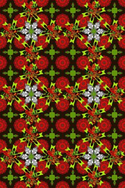 Kusursuz Vintage Çiçek Deseni. Kalça dokusu deseni.